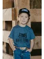 Baredown Brand Baredown - Youth T-Shirt - Heather Navy