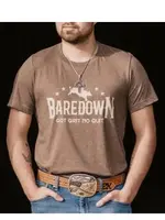 Baredown Brand Baredown - T-Shirt - Brown Bull Rider