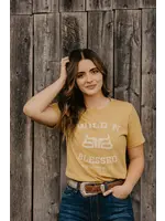 Baredown Brand Baredown - T-Shirt - Mustard Wild n' Blessed