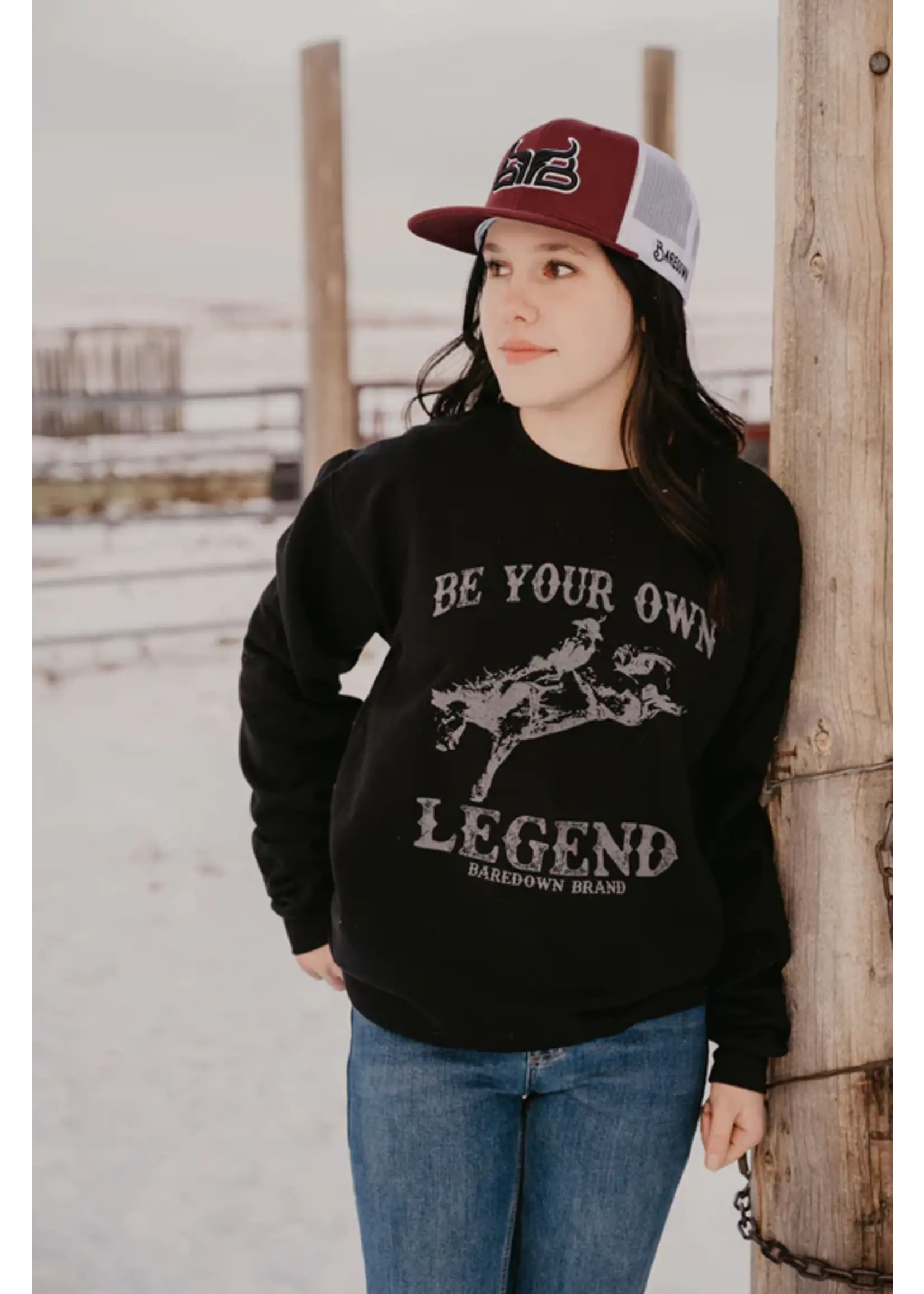 Baredown Brand Baredown - Crewneck - Black Legend