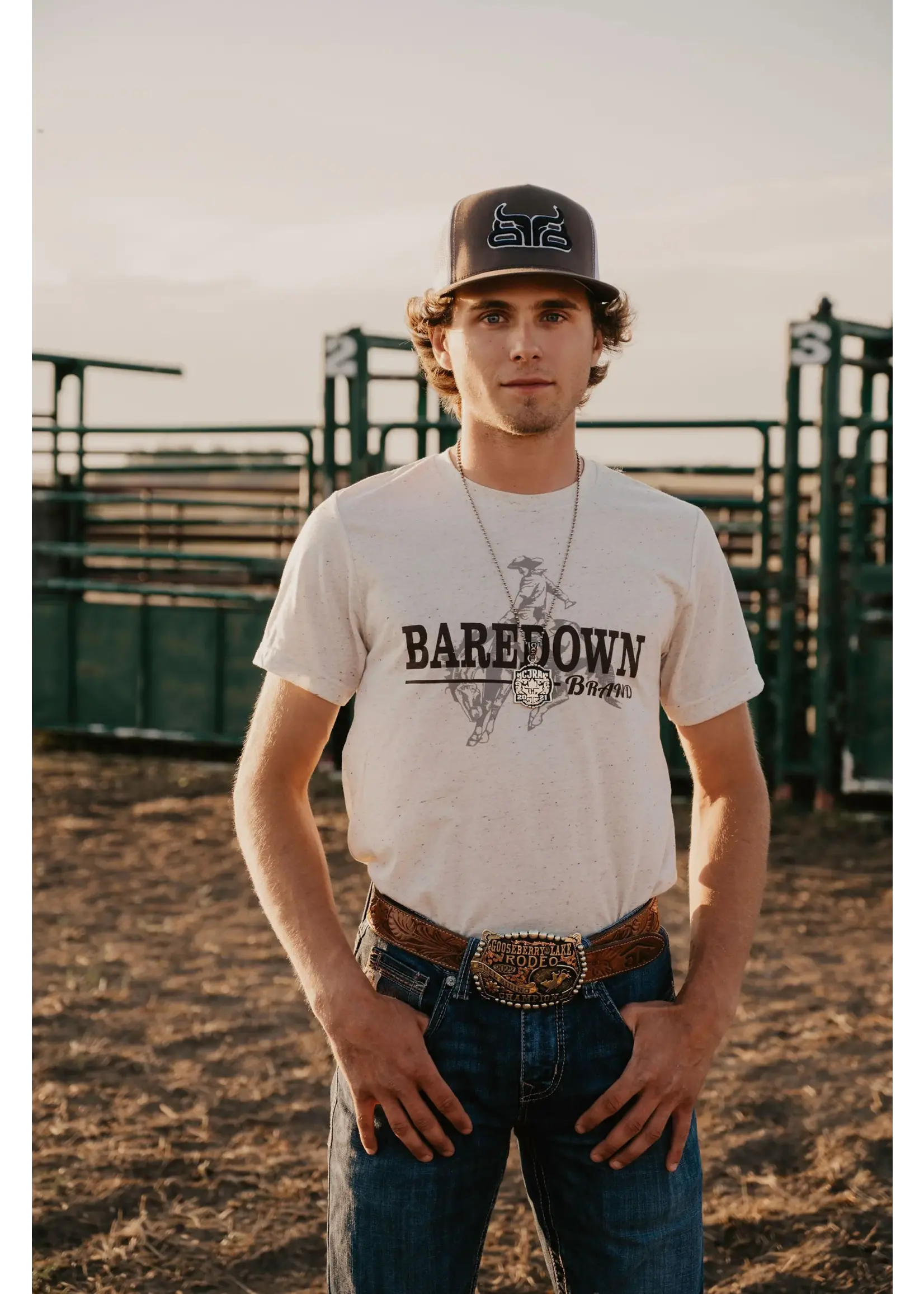 Baredown Brand Baredown - T-Shirt - Bronc