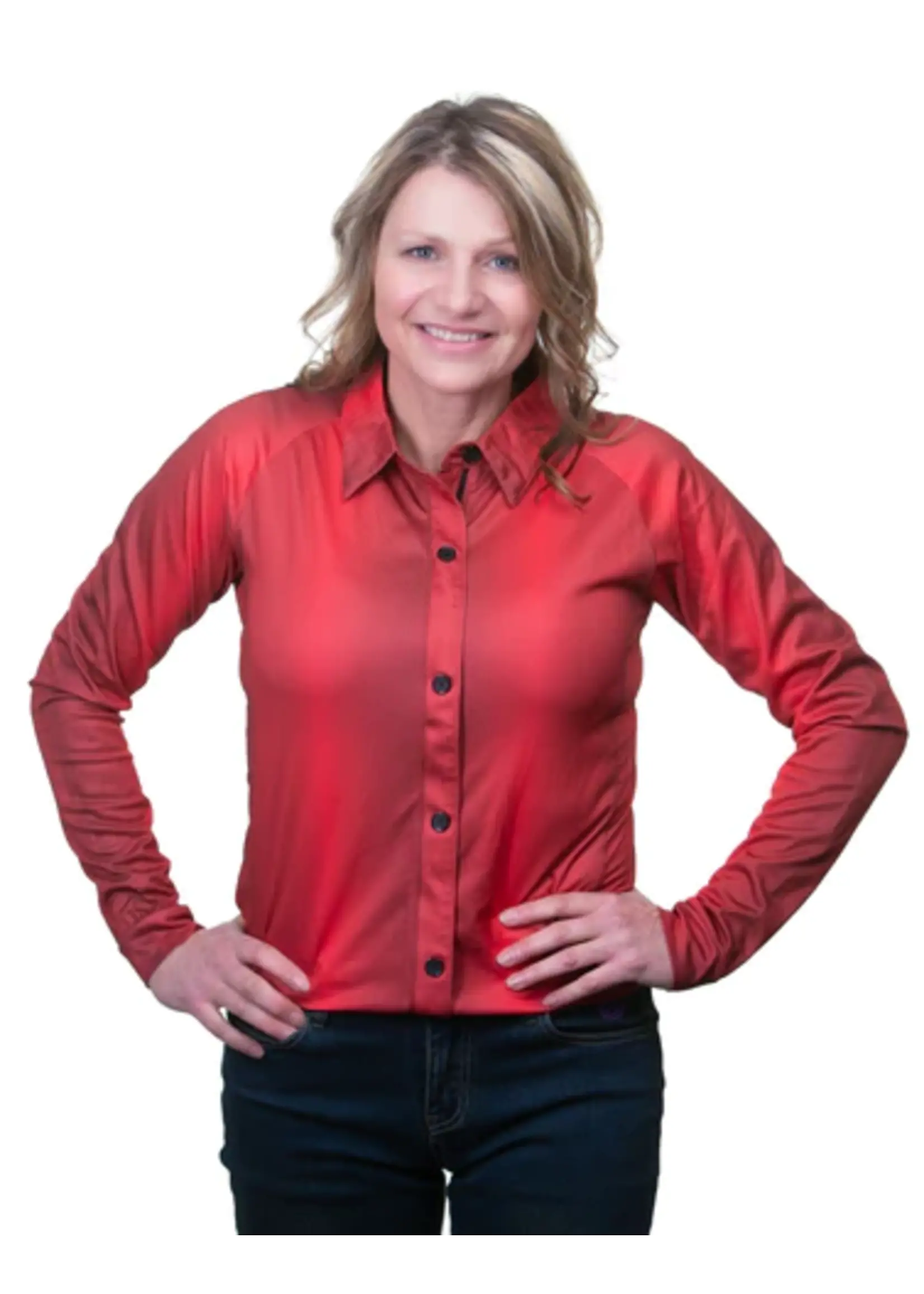 Air Conditioned Shirt - Metallic Red -