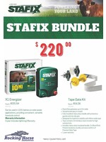 Stafix Bundle - Stafix X1 Energizer + Stafix Tape Gate Kit