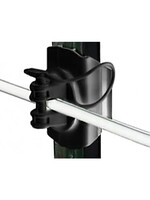 Gallagher T-Post Wide Jaw Pinlock Insulator - White - 20pk