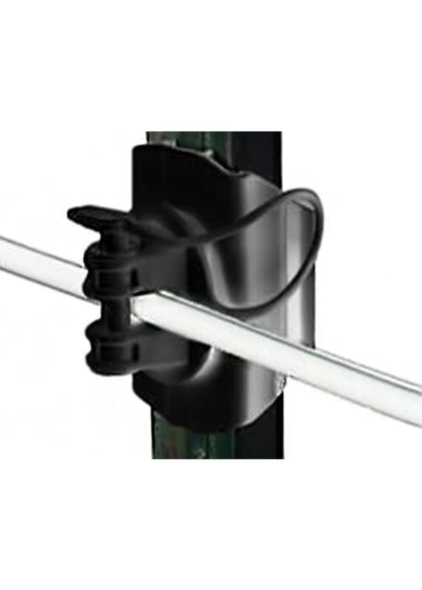 Gallagher T-Post Wide Jaw Pinlock Insulator - White - 20pk
