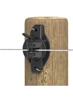 Gallagher Wood Post Pinlock Insulator - Black - 25pk