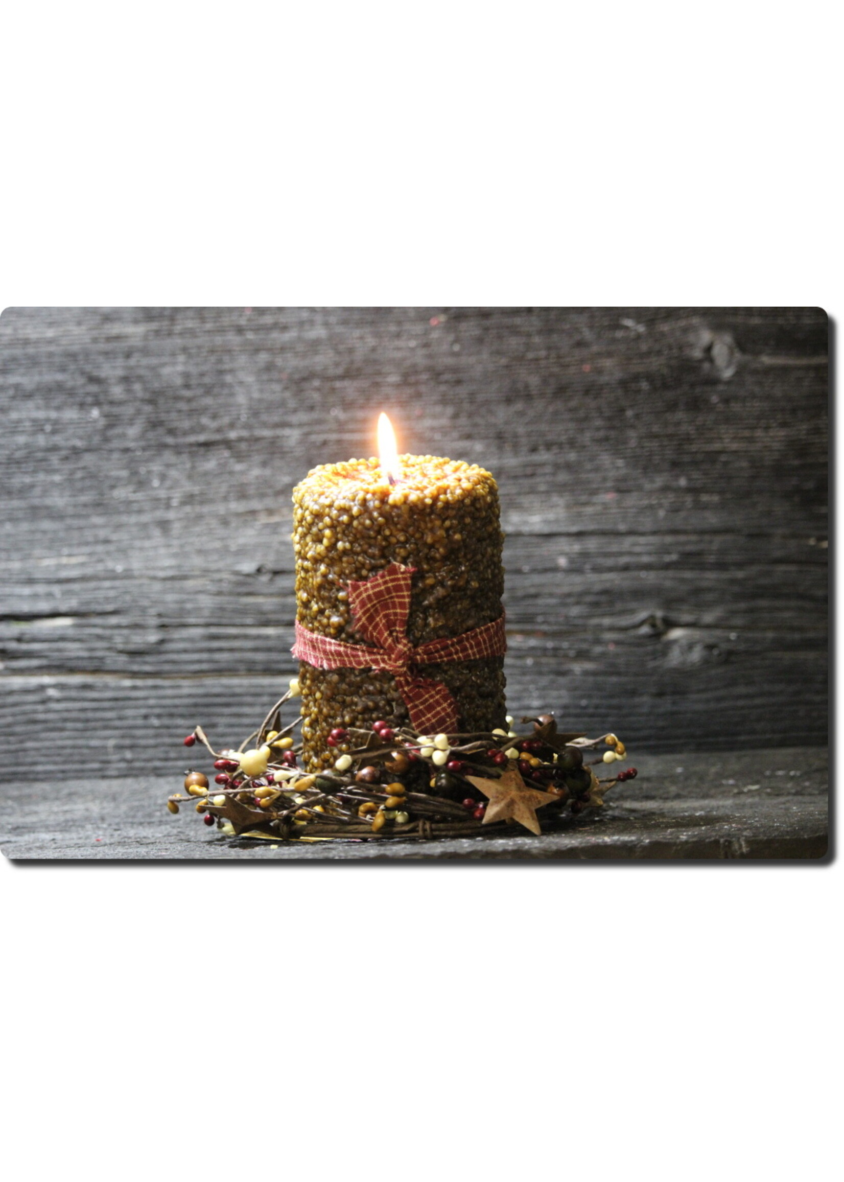 Country Affair 3" x 6" Ice Pillar Candle  -