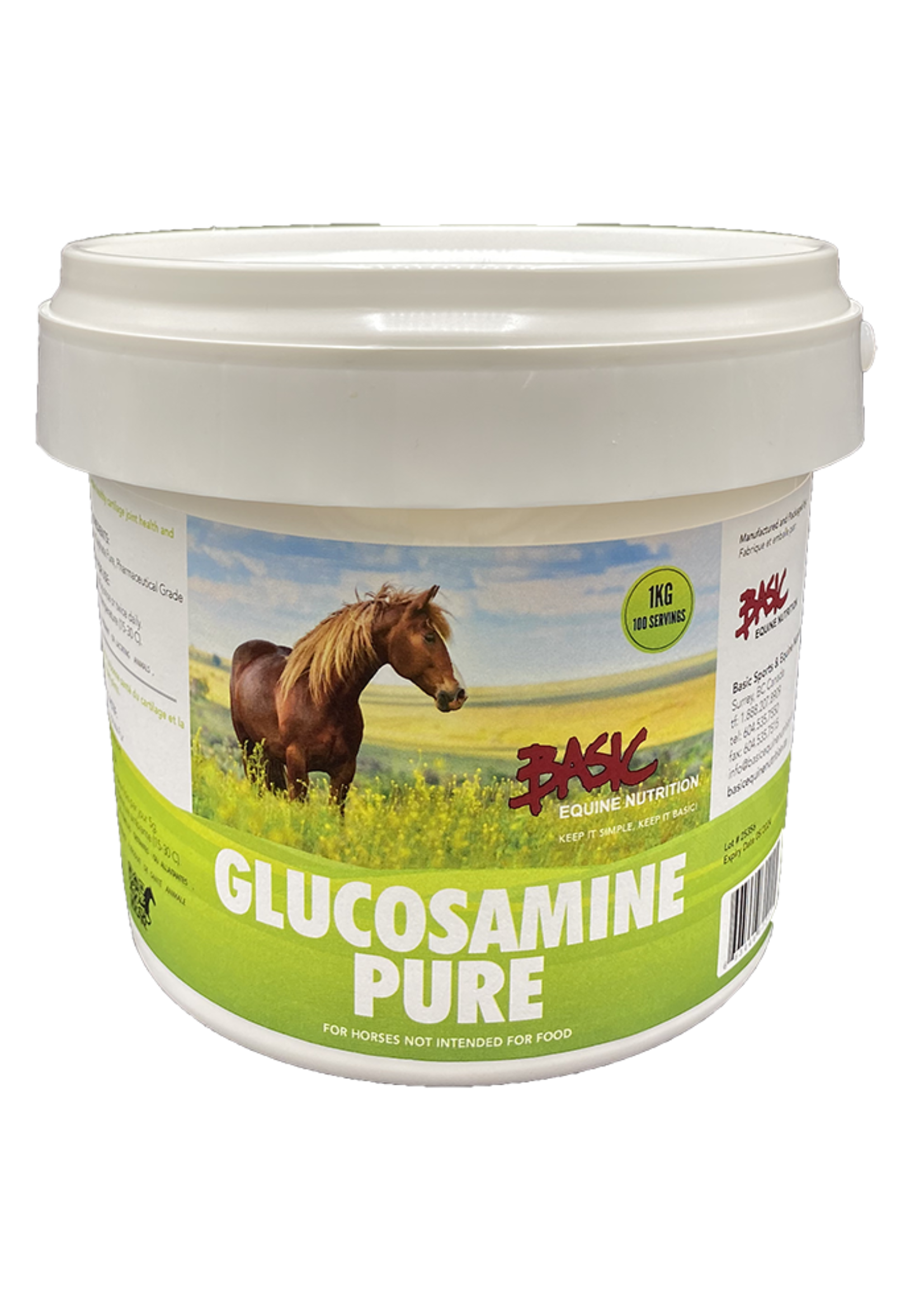 Basic Equine Nutrition Basic Equine - Glucosamine Pure - 1 kg
