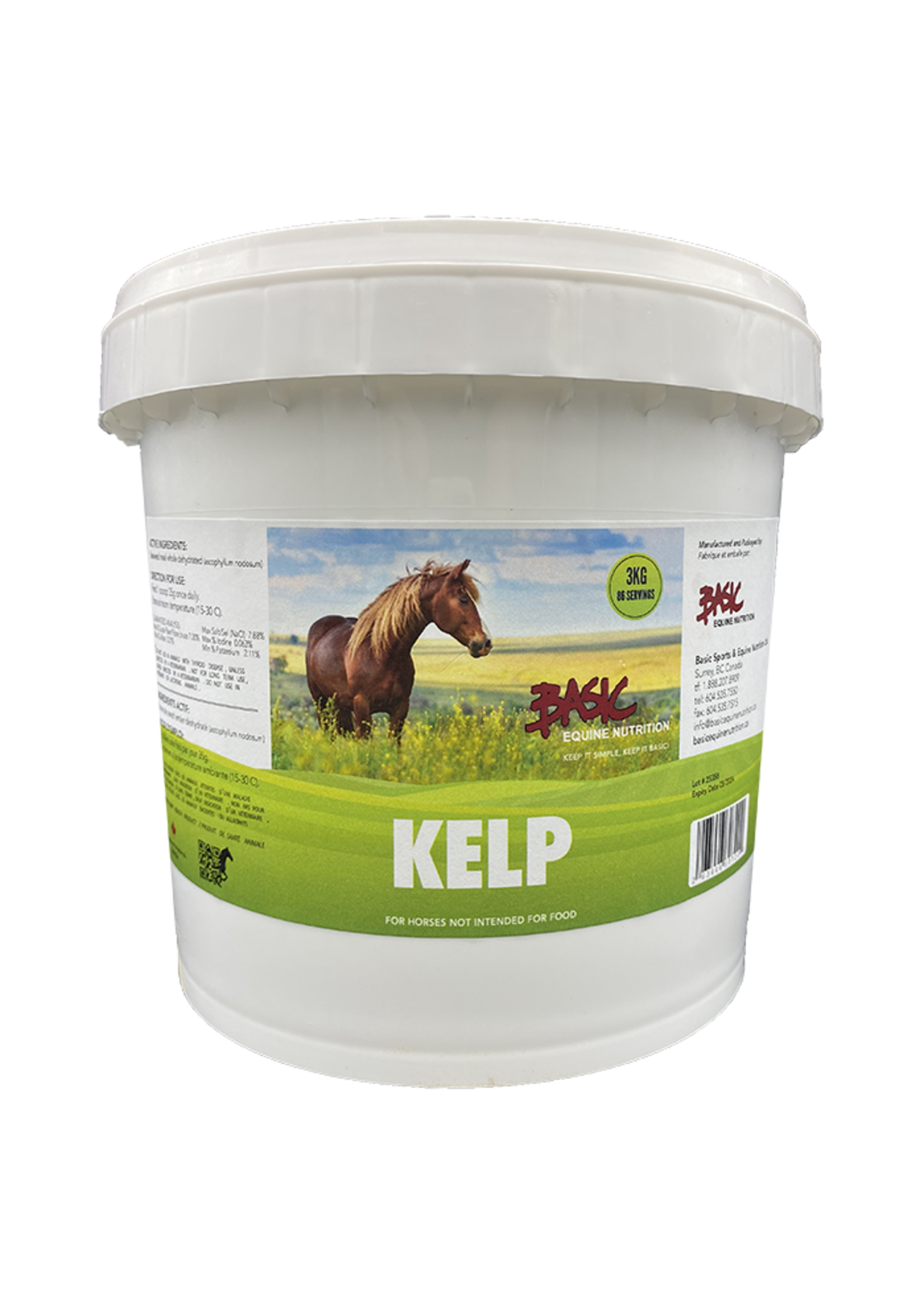 Basic Equine Nutrition Basic Equine - Kelp - 3 kg