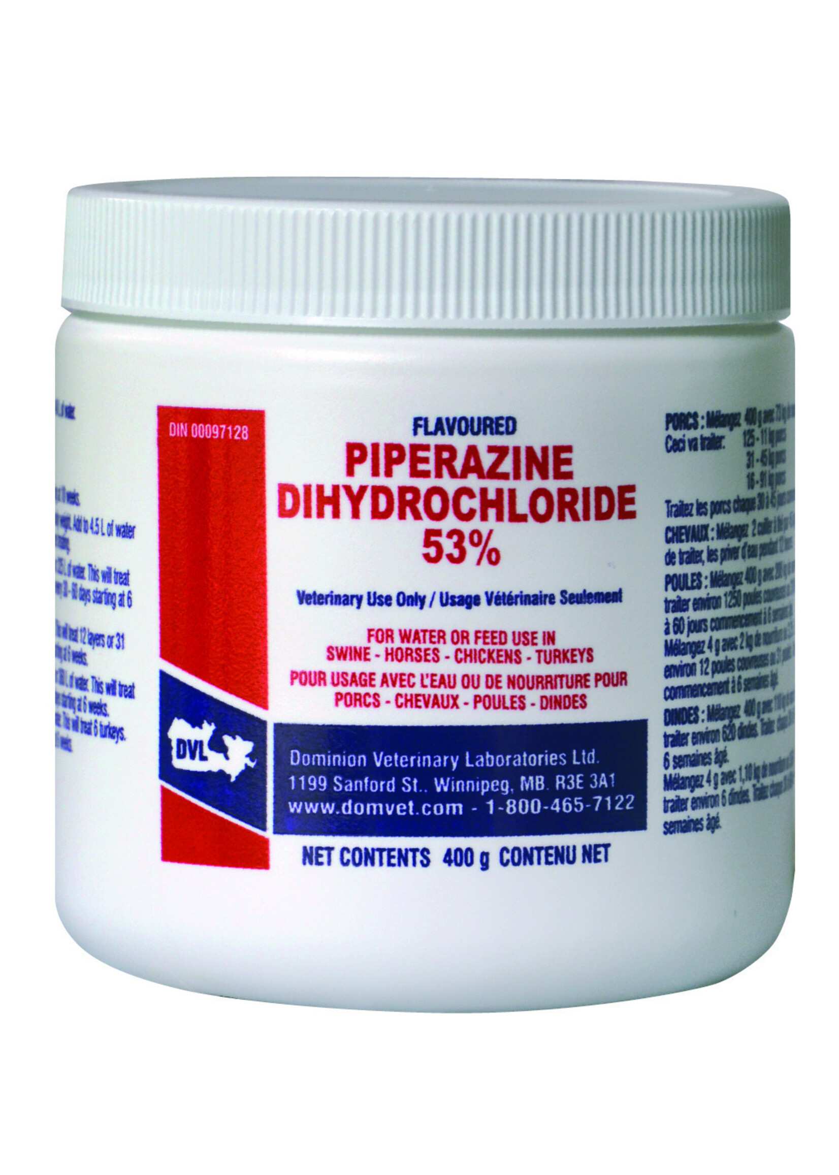 DVL DVL Piperazine Powder 53% (Dewormer) - 400mg