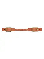 Weaver Curb Strap - Rounded Harness Leather