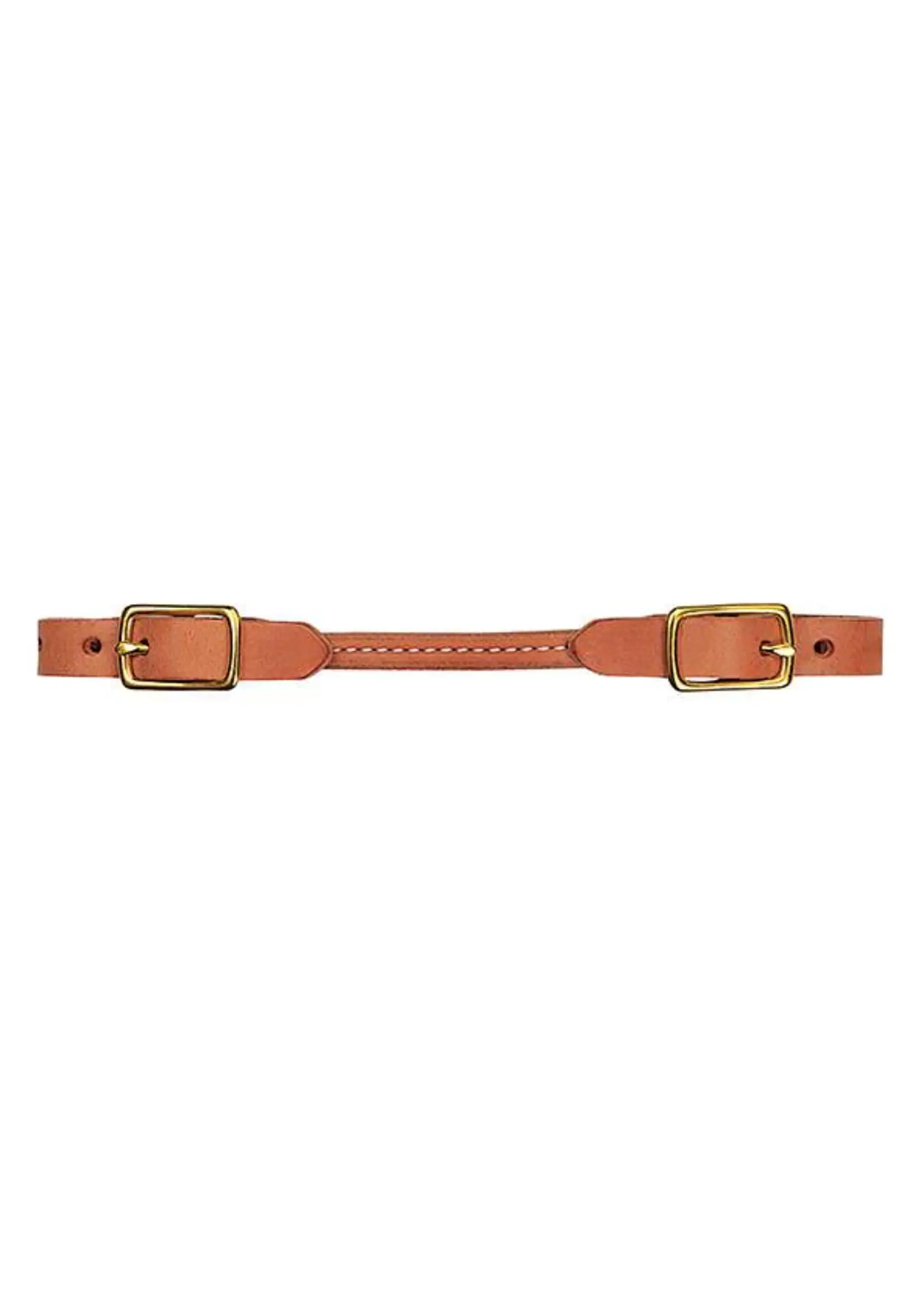 Weaver Curb Strap - Rounded Harness Leather