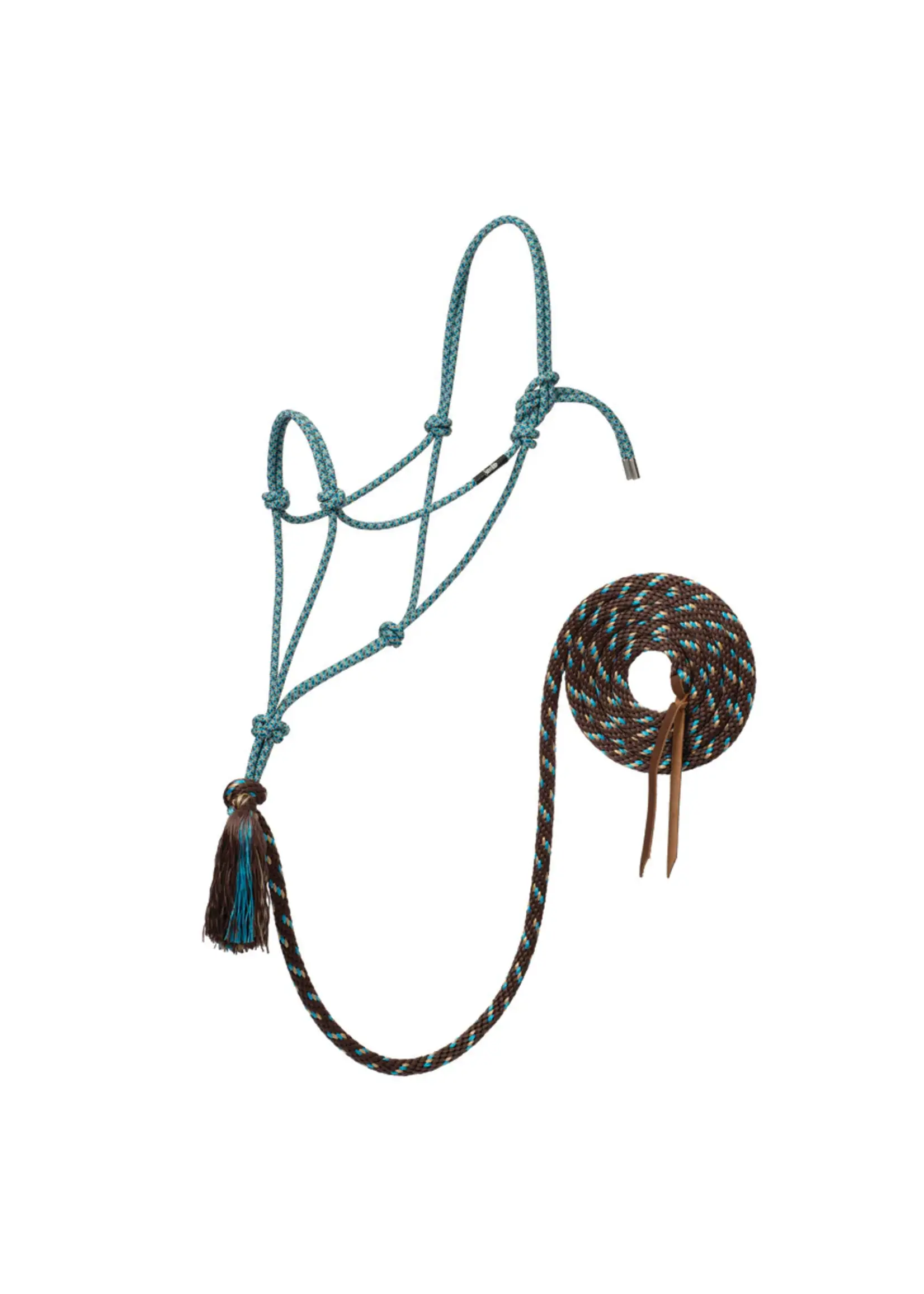 Silver Tip Rope Halter With Lead