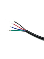 Reliable Cable - 4 conductor 28 gauge RBGW with braided shield