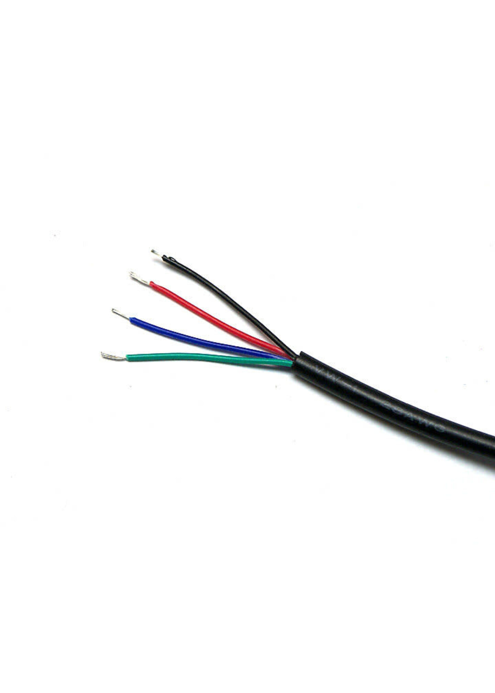 Reliable Cable - 4 conductor 28 gauge RBGW with braided shield