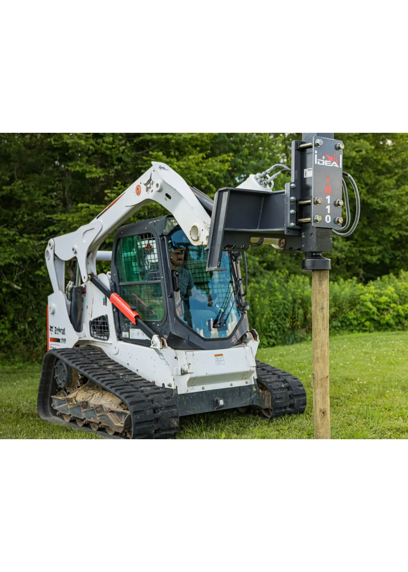 Rental - Vibrating Post Pounder for Skid Steer -