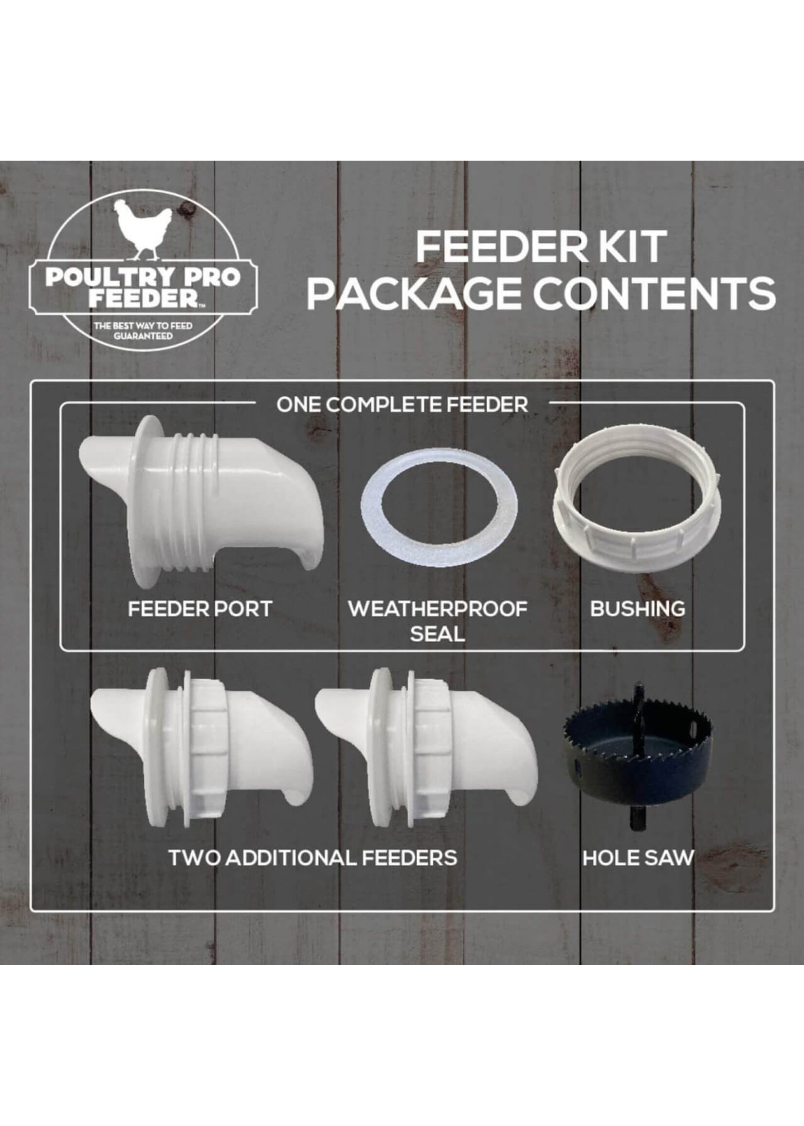 Poultry Pro Feeder Poultry Pro Feeder DIY Kit - 3-pk