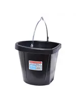 TUFFSTUFF Rubber Flatback Bucket - Tuff Stuff - 12qts