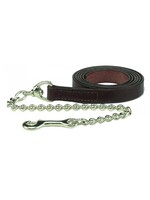 Leather Horse Lead w/ Chain -
