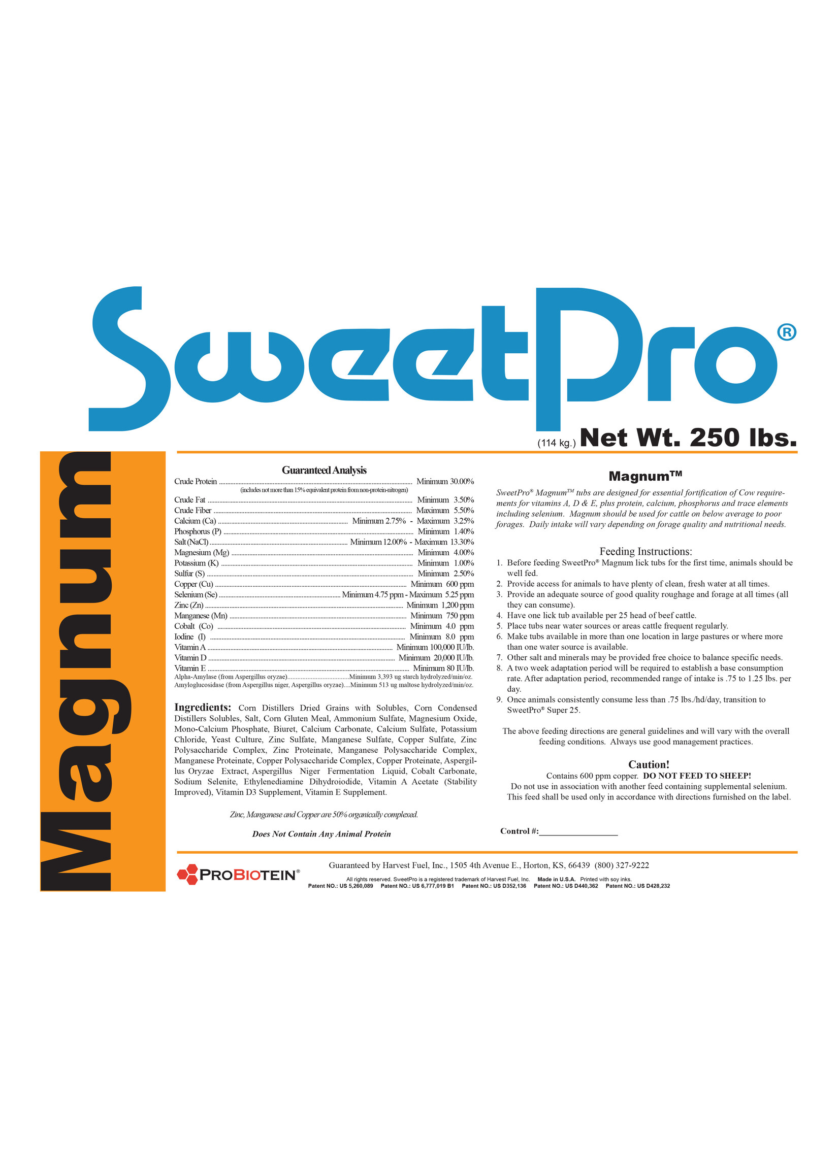 Sweet Pro SweetPro - Magnum 250lb Tub