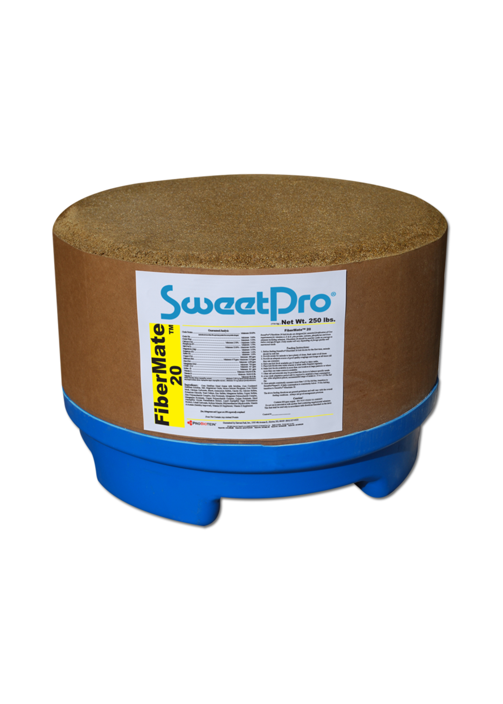 Sweet Pro SweetPro - FiberMate 20 250lb Tub