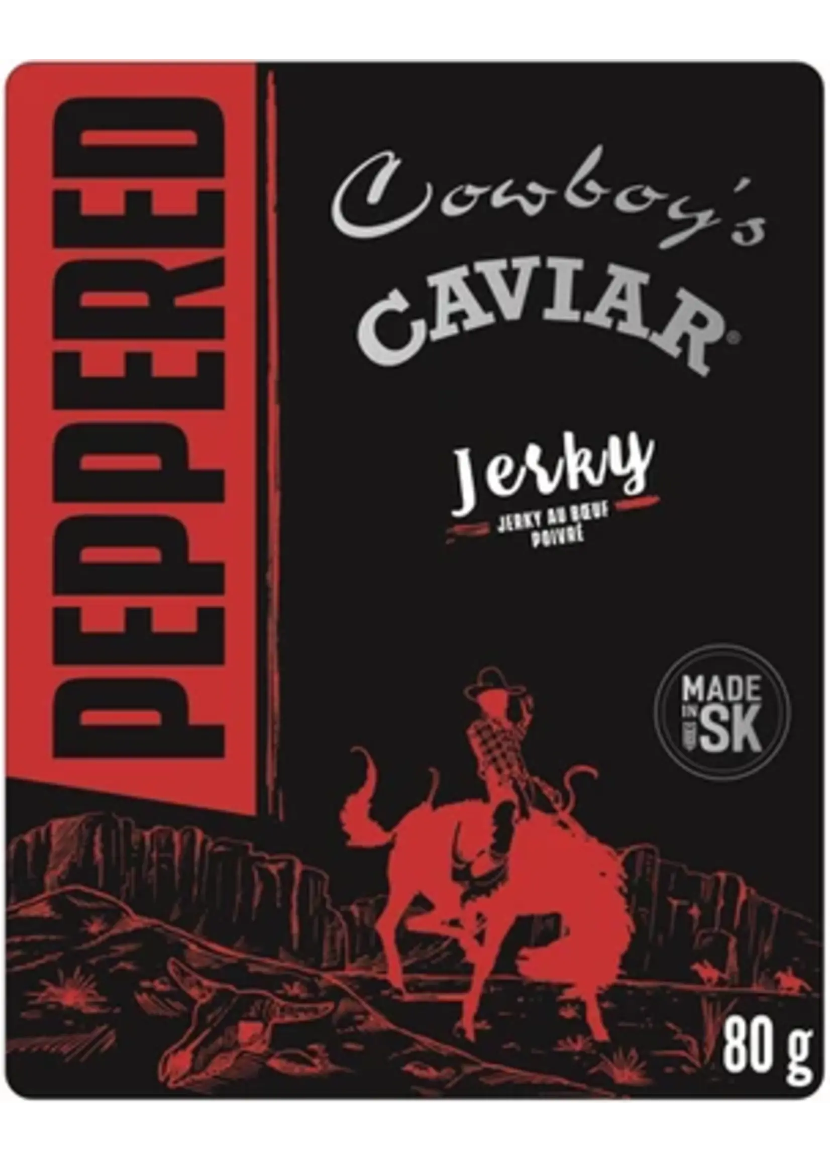 Cowboy's Caviar Cowboy Caviar Jerky - Peppered -