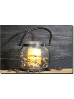 Candle Banded Lantern Pillar Set