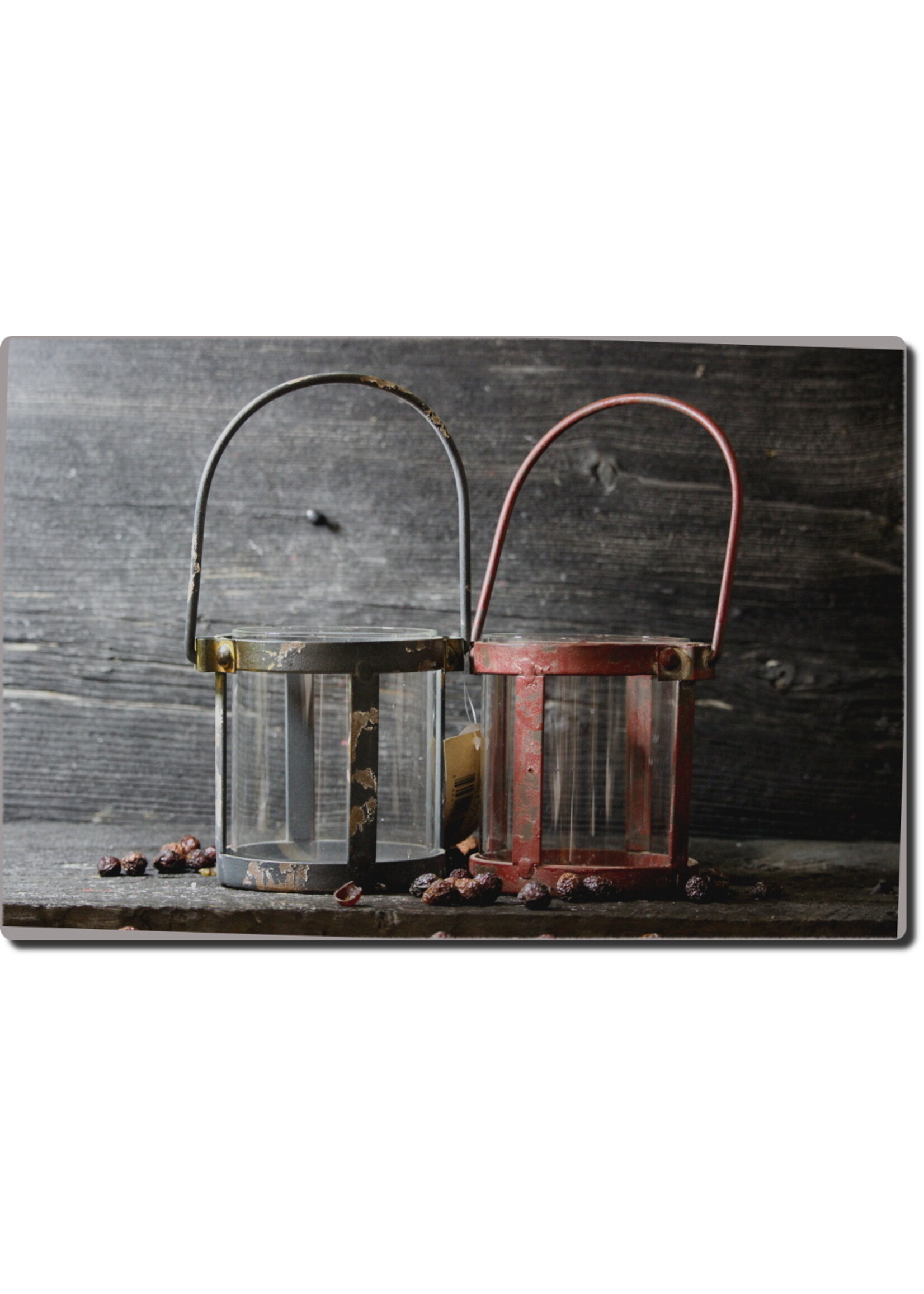 Industrial Lantern Candle Holder