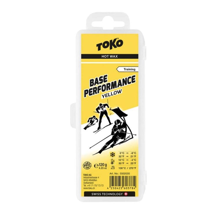Toko Toko Wax Base Performance 120g Yellow (0 to -6)