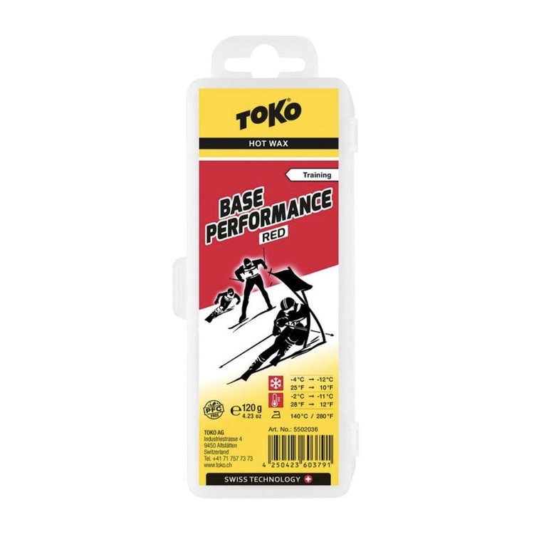 Toko Toko Wax Base Performance 120g Red (-4 to -12)