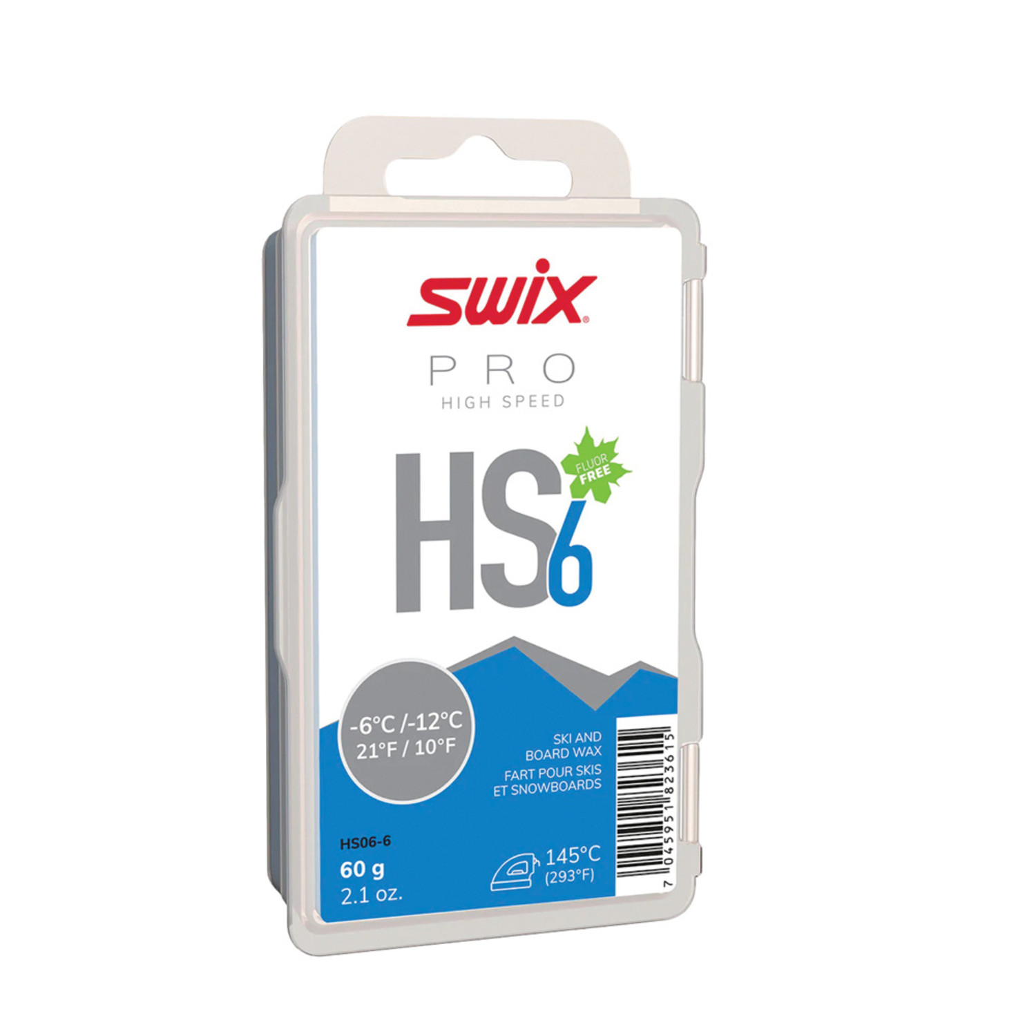 【GW SALE】SWIX FC6X Swix HS Wax 60g - Fresh Air Kelowna