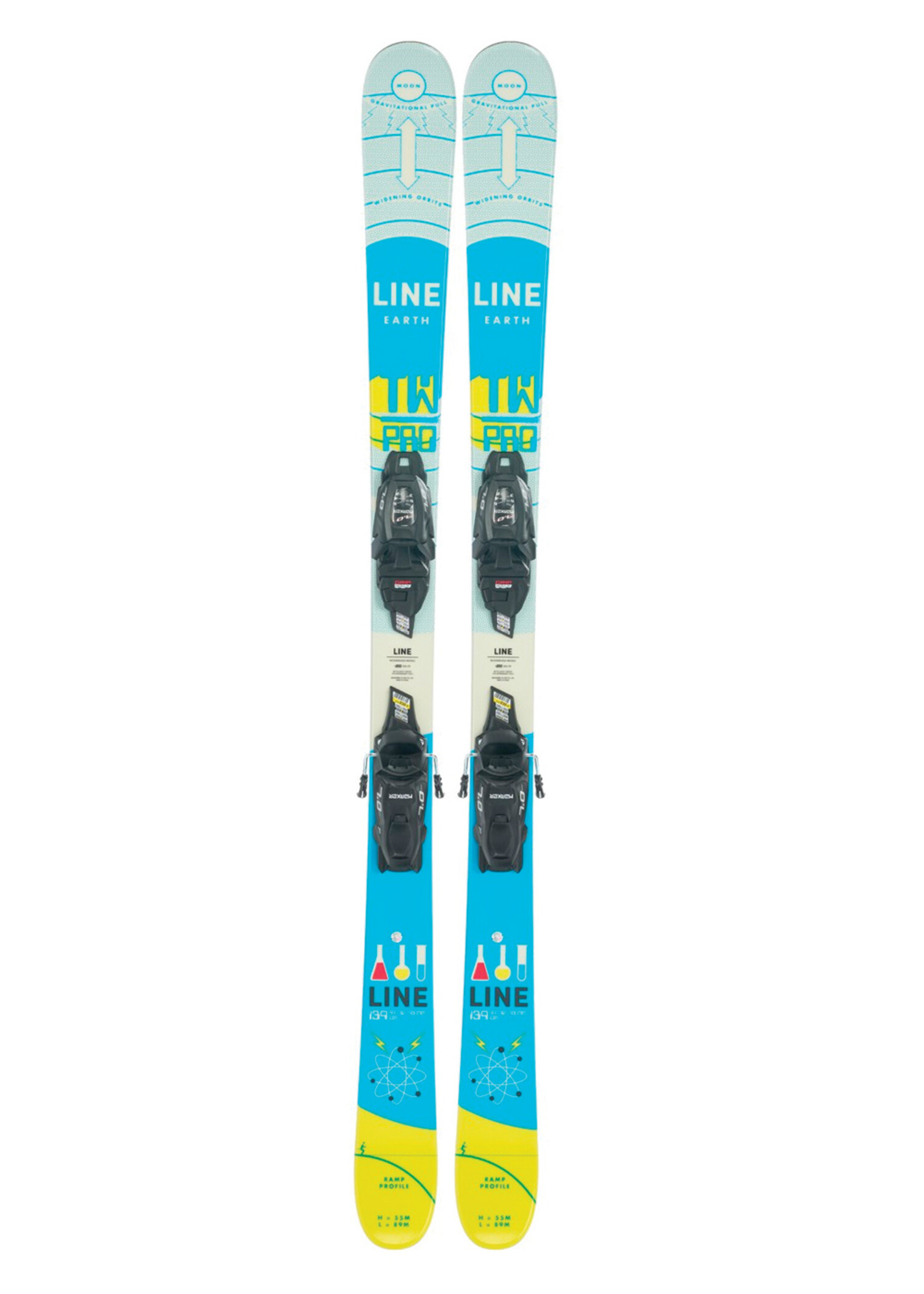 2024 Line Wallisch Shorty Junior Skis w Rossignol Comp J Ski Boots and  Poles, Complete Alpine Ski Packages