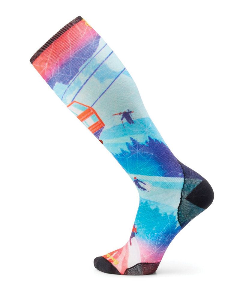 Smartwool Smartwool Ski Zero Cushion Ski Day Print OTC Socks
