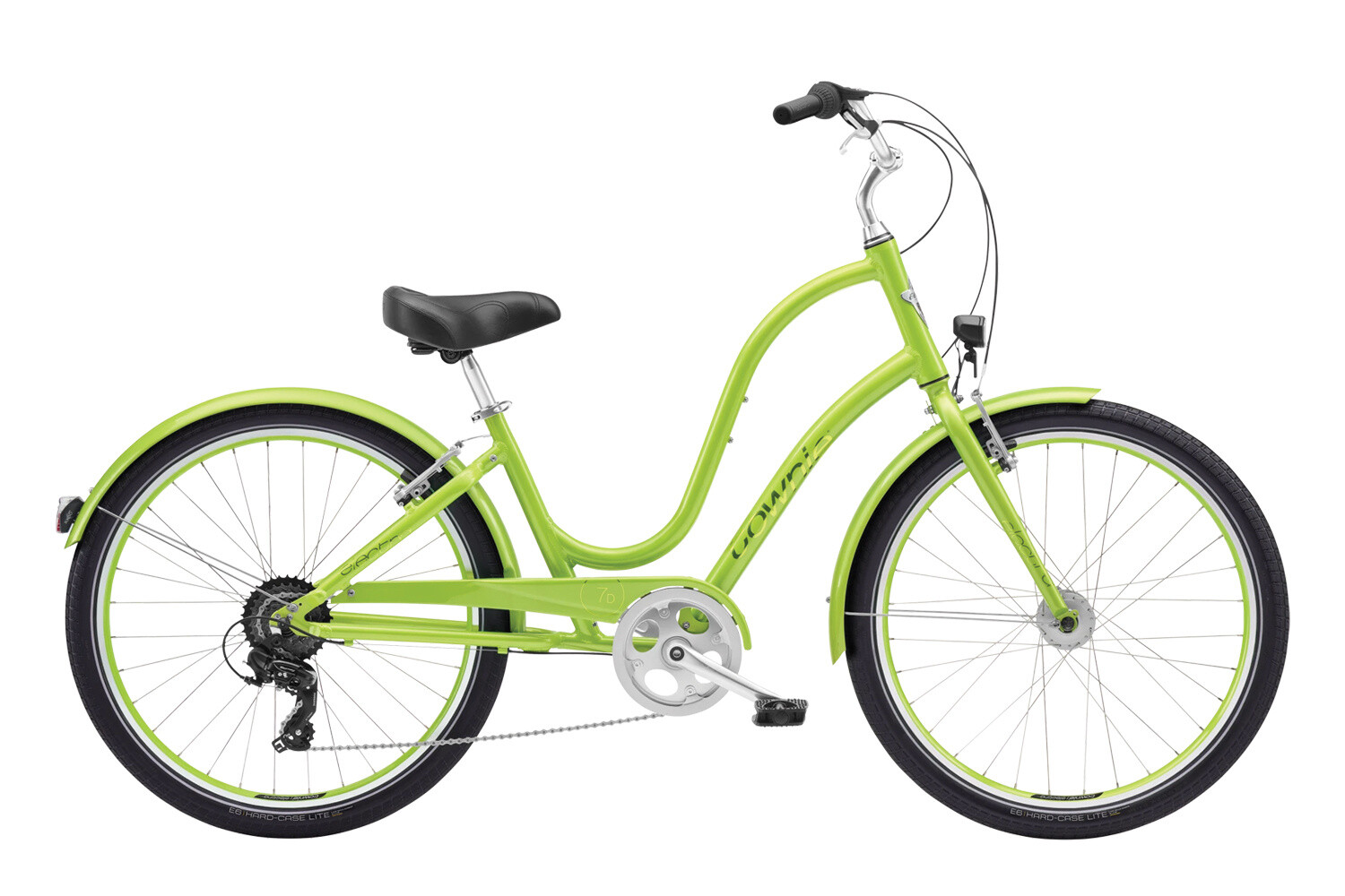 Electra Cruiser 7d Mens Bike Green Electra Townie 7D EQ Step Thru - Main Image