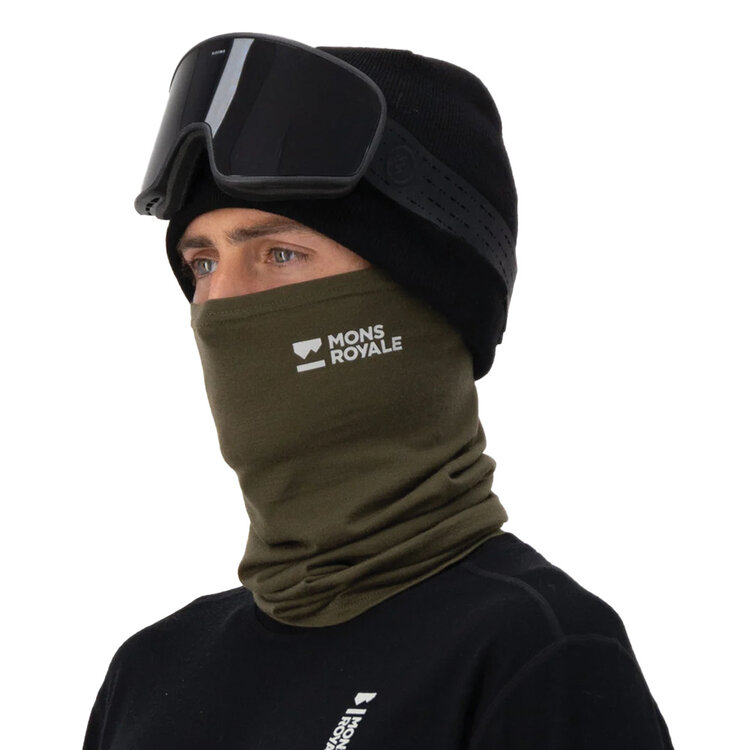 Mons Royale Mons Royale Daily Dose Merino Neckwarmer — Unisex Ski/Snowboard