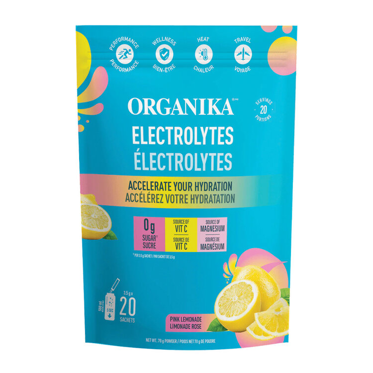 Organika Organika Electrolytes Pink Lemonade 3.5g 20 Bag