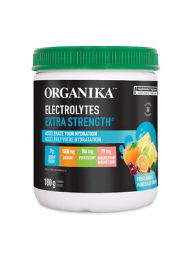 Organika Organika Electrolytes Extra Strength Fruit Punch 180g