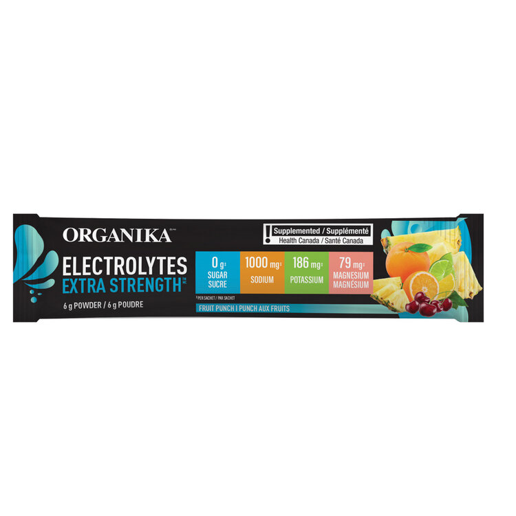 Organika Organika Electrolytes Extra Strength Fruit Punch 6g