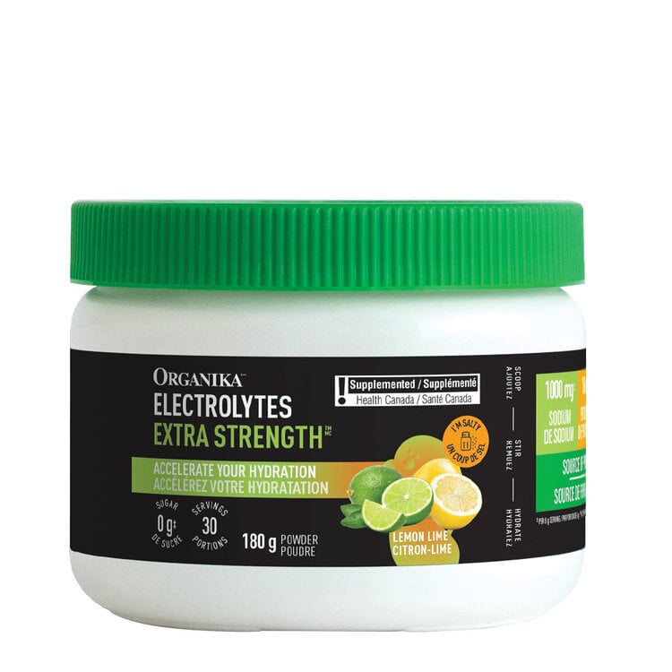 Organika Organika Electrolytes Extra Strength Lemon Lime 180g