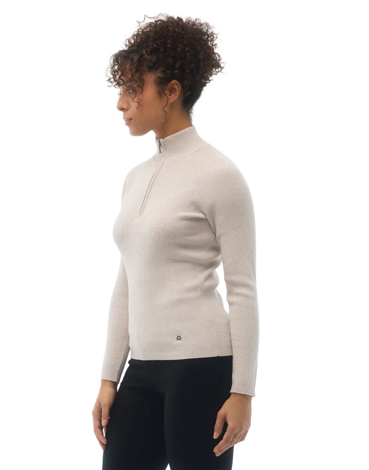 Fig Fig Astra 1/2 Zip Fitted Sweater