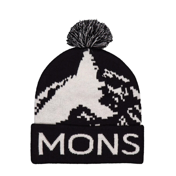 Mons Royale Mons Royale Mtn Pixel Pom Pom Beanie