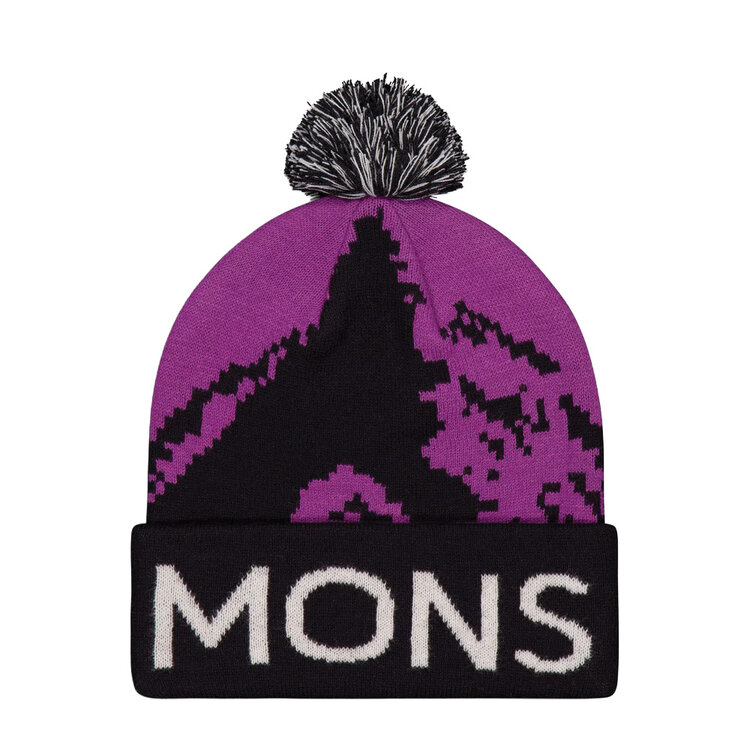 Mons Royale Mons Royale Mtn Pixel Pom Pom Beanie