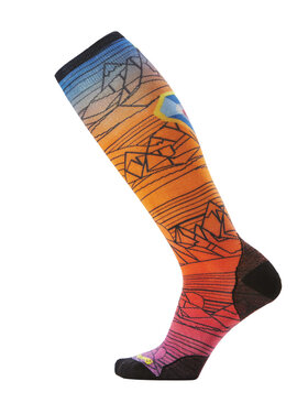 Smartwool Smartwool Ski Zero Cushion OTC Peaks Print Socks