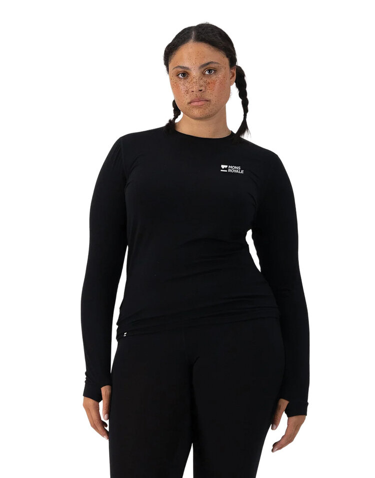 Mons Royale Mons Royale Cascade Merino Base Layer Long Sleeve — Women's Ski/Snowboard