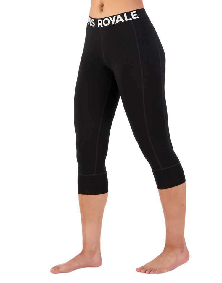 Mons Royale Mons Royale Cascade Merino Base Layer 3/4 Legging — Women's Ski/Snowboard