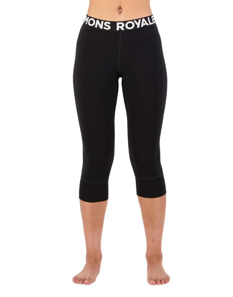 Mons Royale Mons Royale Cascade Merino Base Layer 3/4 Legging — Women's Ski/Snowboard