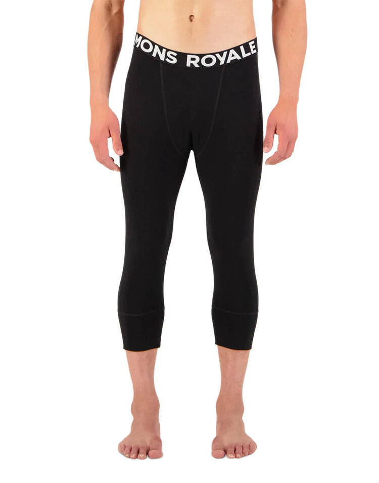 Mons Royale Mons Royale Cascade Merino Base Layer 3/4 Legging — Men's Ski/Snowboard