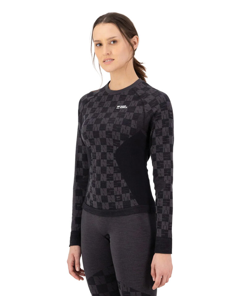 Mons Royale Mons Royale Ascender Merino Base Layer Long Sleeve — Women's Ski/Snowboard