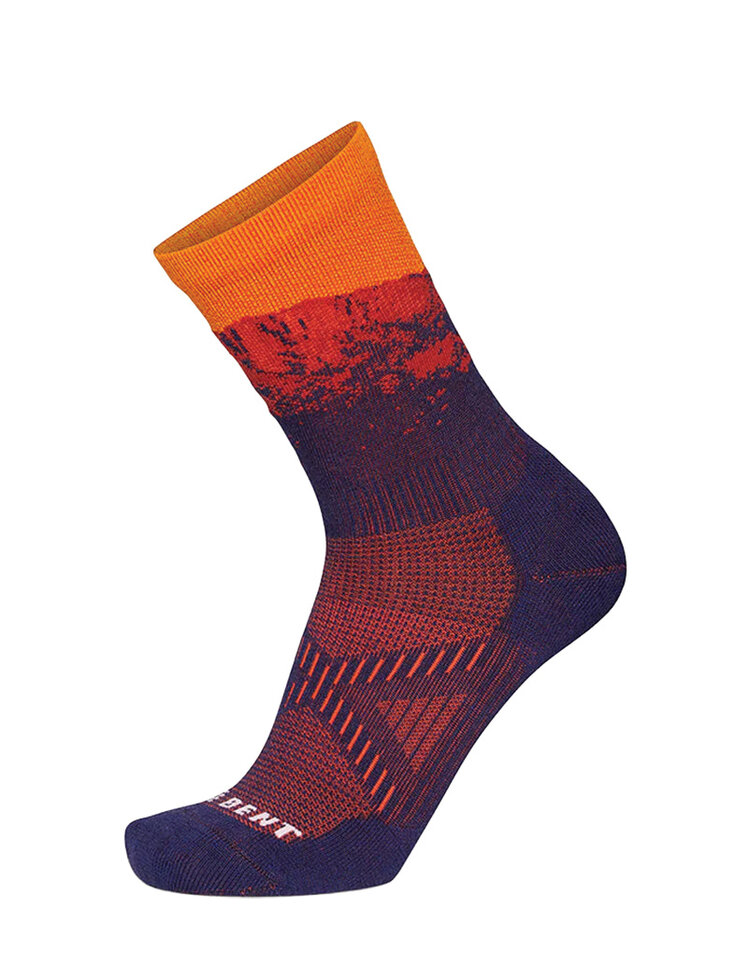 Le Bent Le Bent Mickey Graglia Pro Series Zero Cushion 3/4 Crew Trail Sock