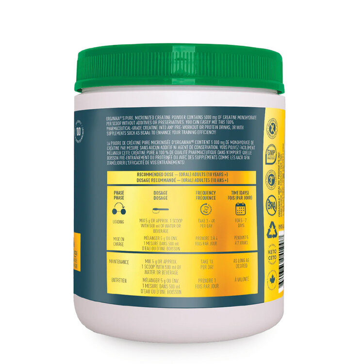 Organika Organika Creatine Powder — Creatine Monohydrate Supplement